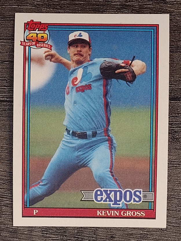 1991 Topps #674B Kevin Gross COR/89 BB with Phillies in '88 led league