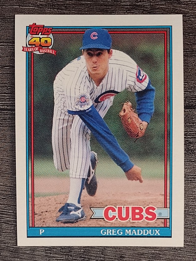 1991 Topps #35 Greg Maddux