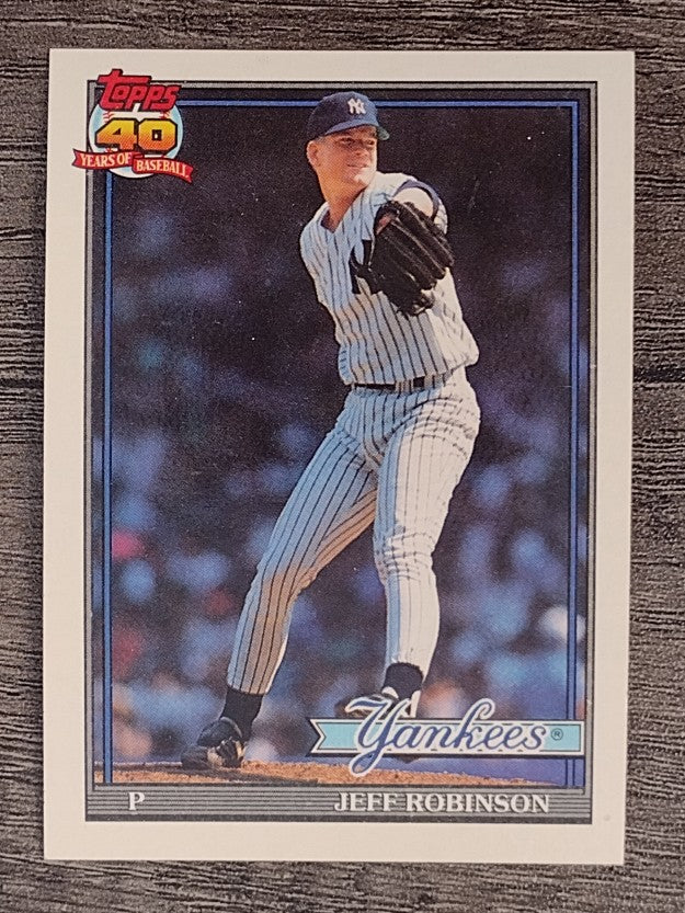 1991 Topps #19 Jeff D. Robinson
