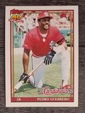 1991 Topps #20 Pedro Guerrero