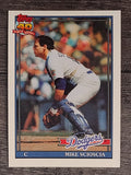 1991 Topps #305 Mike Scioscia