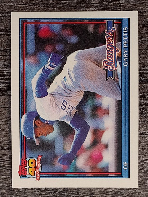 1991 Topps #314 Gary Pettis