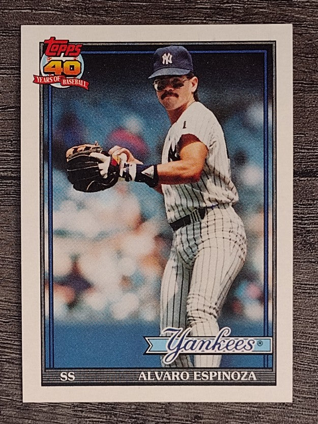 1991 Topps #28 Alvaro Espinoza