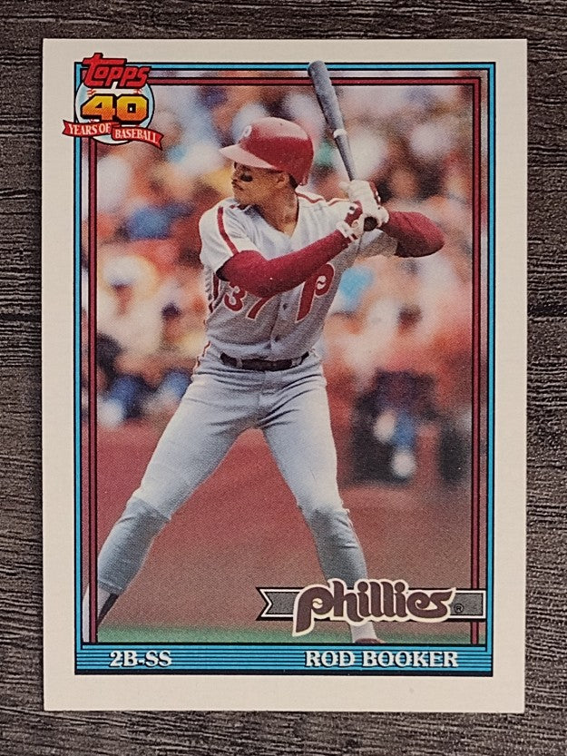 1991 Topps #186 Rod Booker
