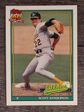 1991 Topps #728 Scott Sanderson