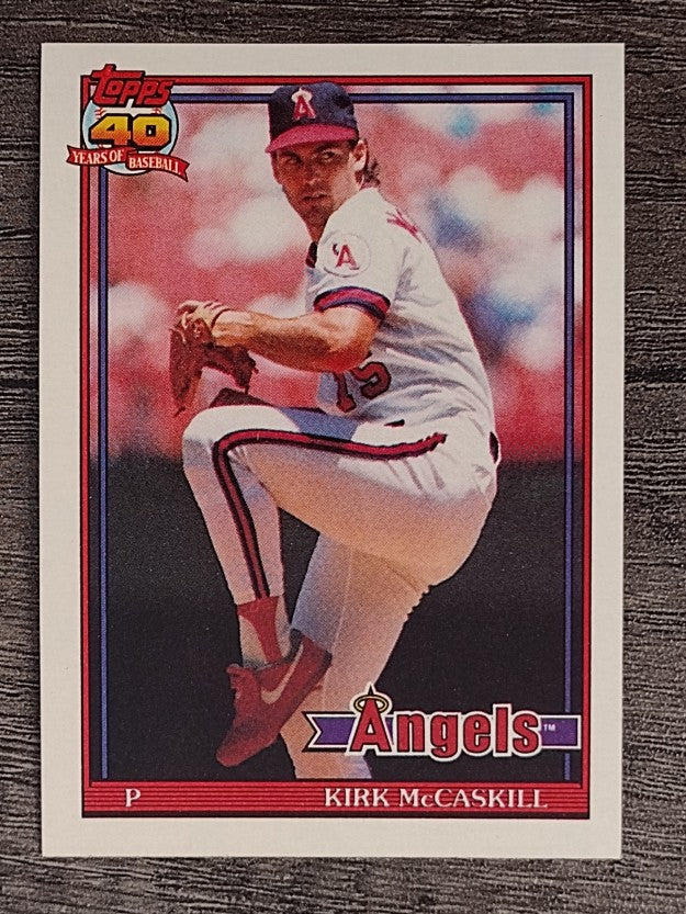 1991 Topps #532 Kirk McCaskill