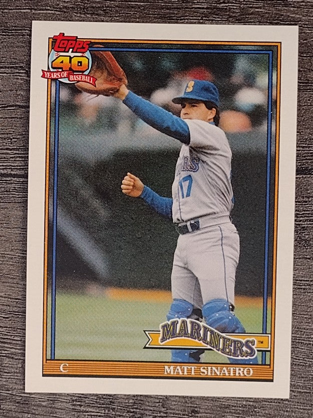 1991 Topps #709 Matt Sinatro