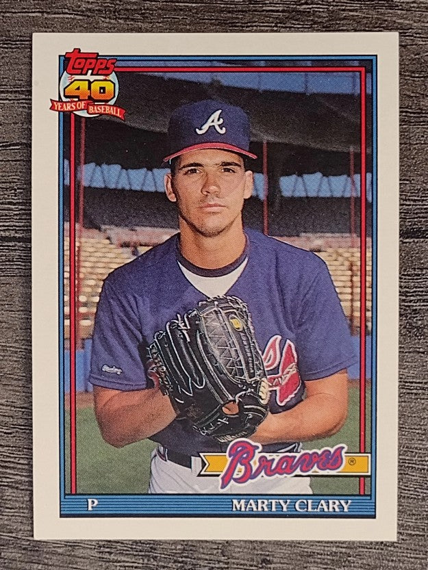 1991 Topps #582 Marty Clary