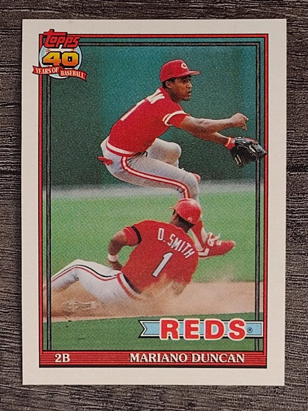 1991 Topps #13 Mariano Duncan