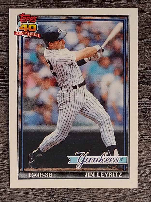 1991 Topps #202 Jim Leyritz