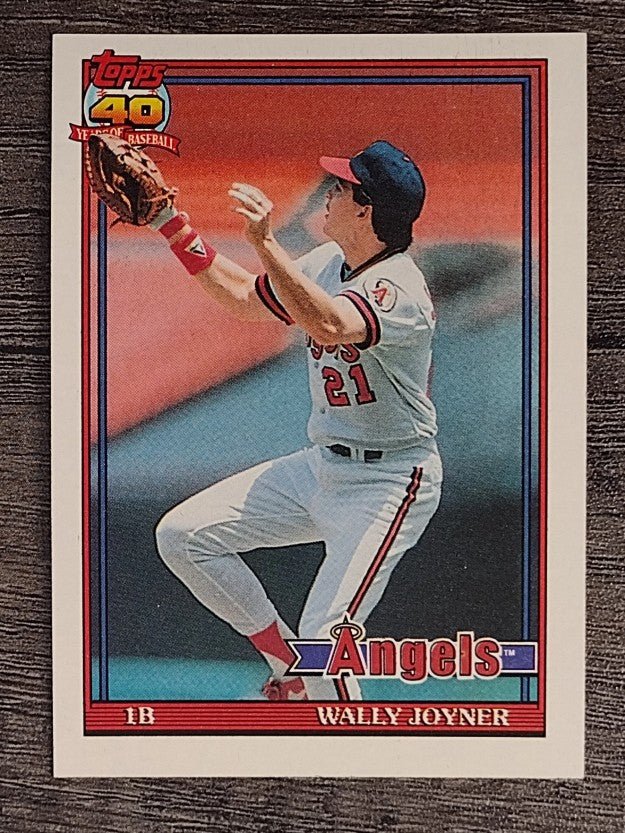 1991 Topps #195 Wally Joyner