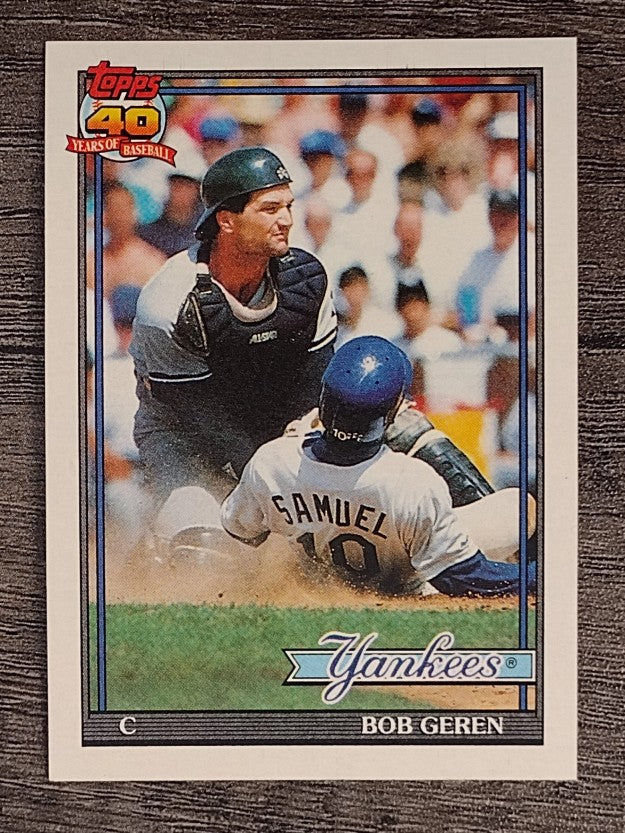 1991 Topps #716 Bob Geren