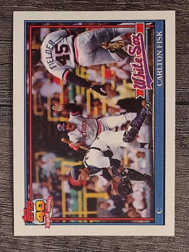 1991 Topps #170 Carlton Fisk