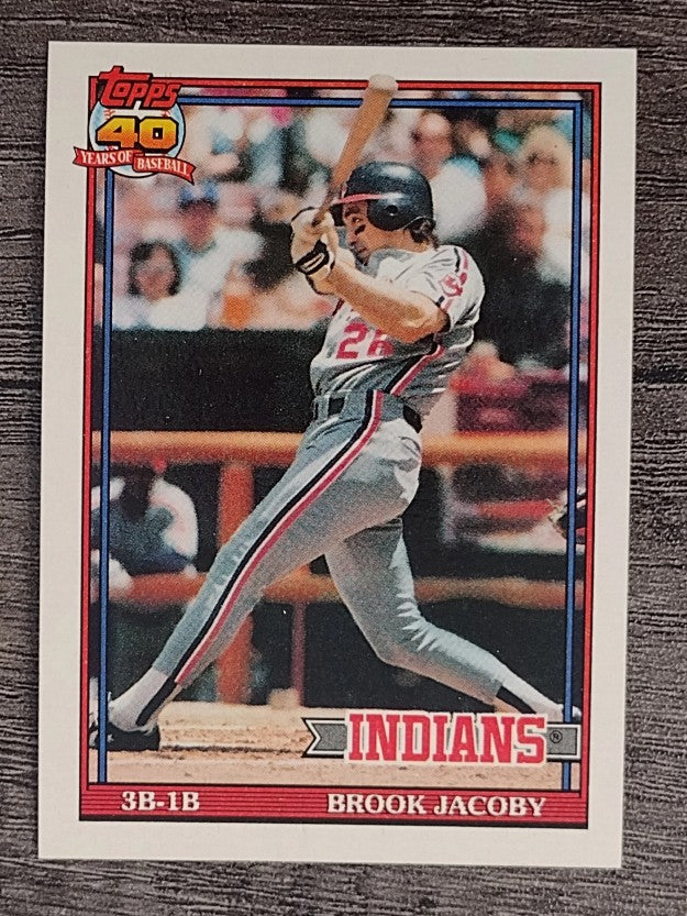 1991 Topps #47 Brook Jacoby