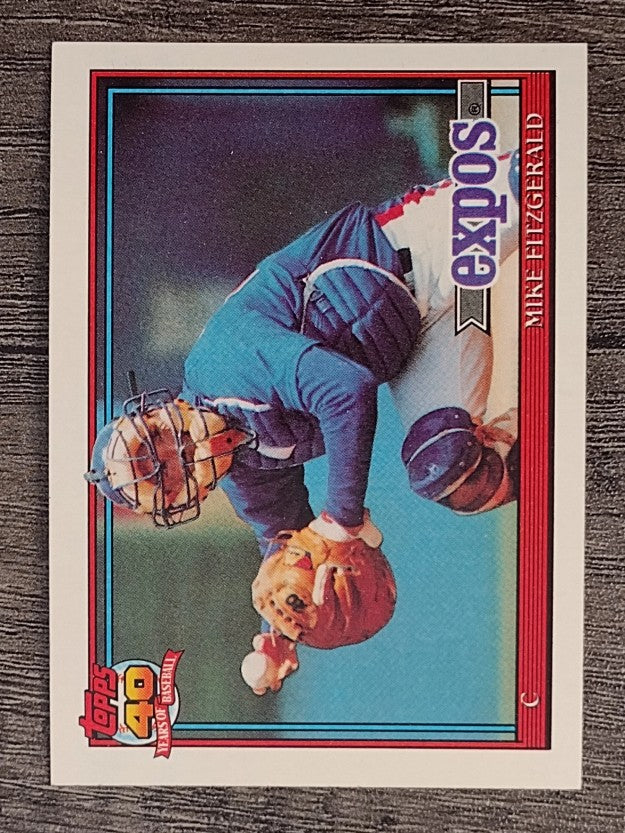 1991 Topps #317 Mike Fitzgerald