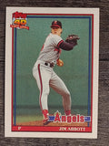1991 Topps #285 Jim Abbott