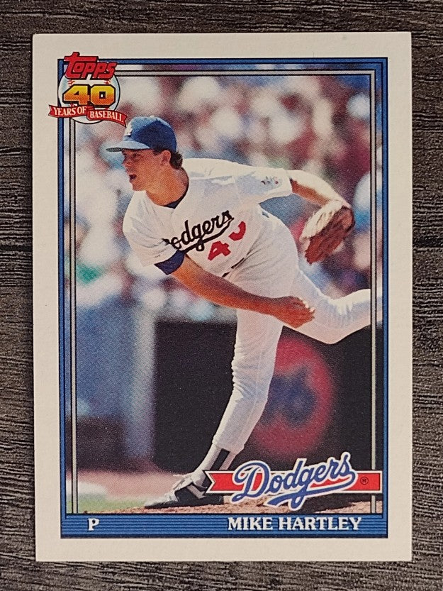 1991 Topps #199 Mike Hartley
