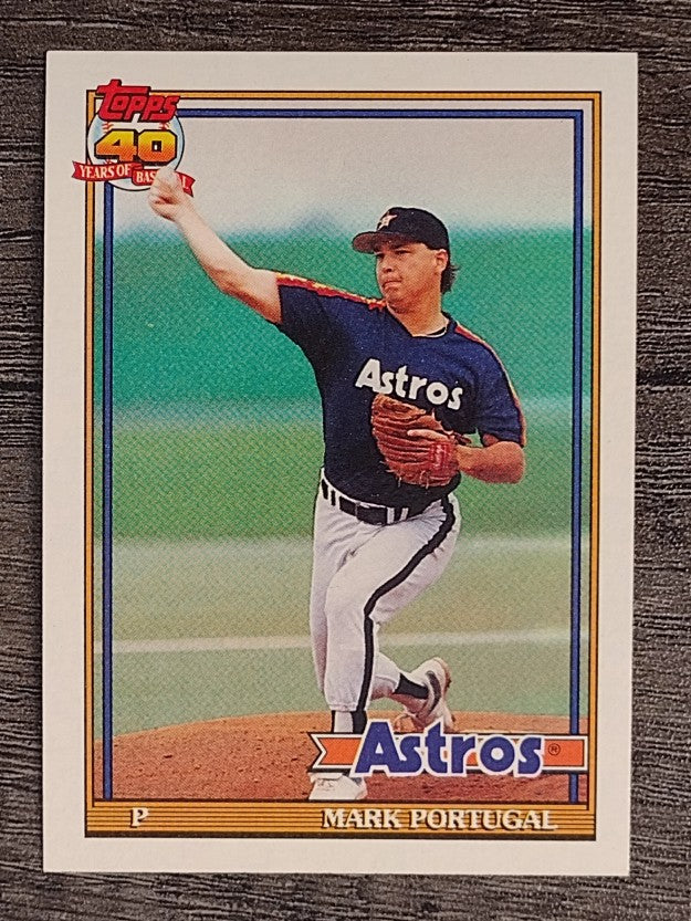 1991 Topps #647 Mark Portugal