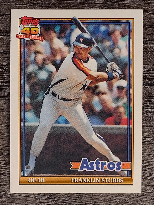 1991 Topps #732 Franklin Stubbs
