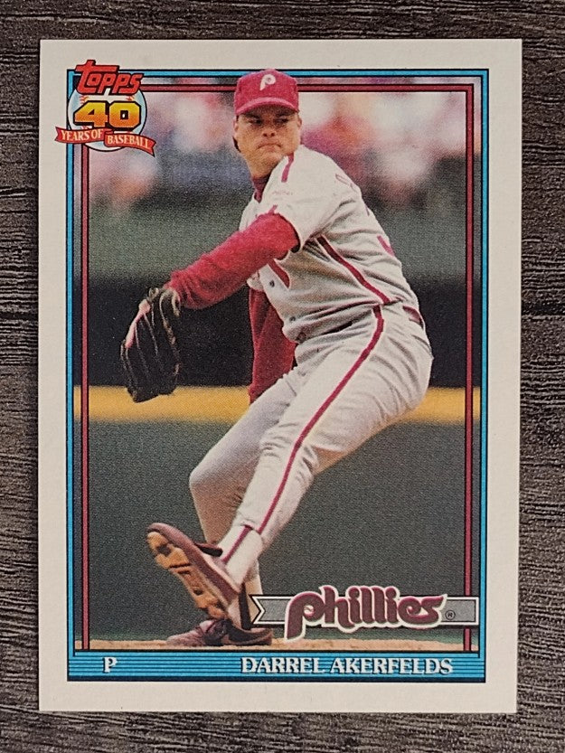 1991 Topps #524 Darrel Akerfelds