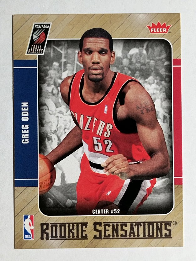 2007-08 Fleer Rookie Sensations #RS1 Greg Oden