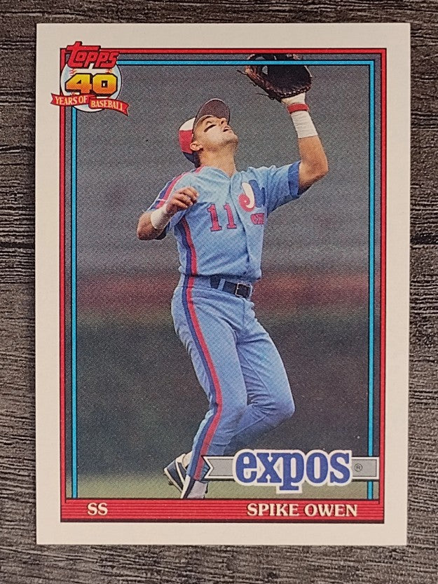 1991 Topps #372 Spike Owen