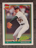 1991 Topps #50 Bob Welch