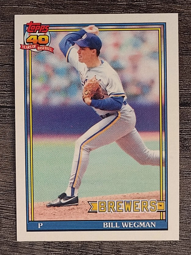1991 Topps #617 Bill Wegman