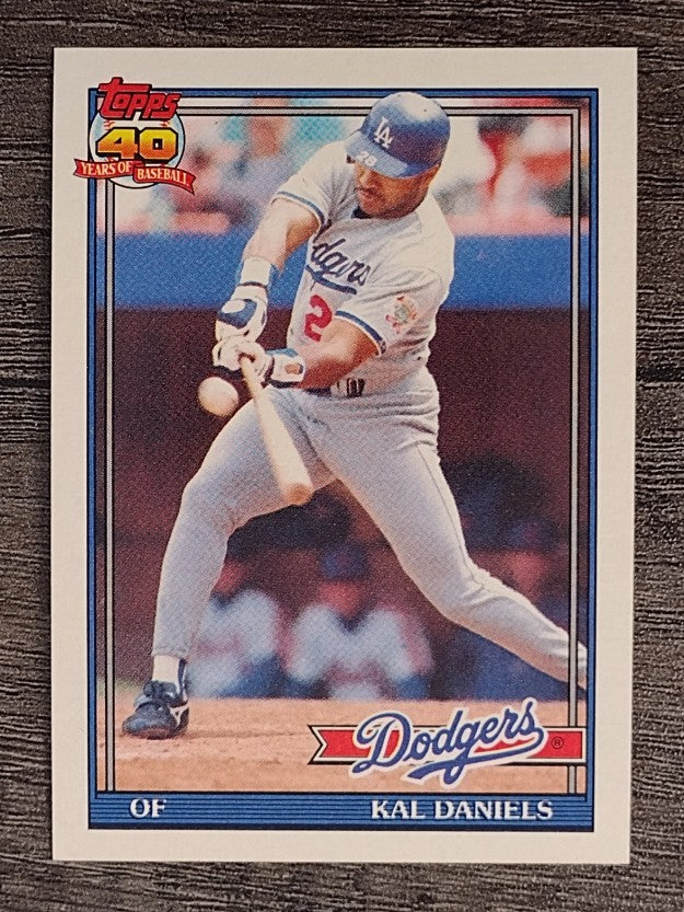 1991 Topps #245 Kal Daniels