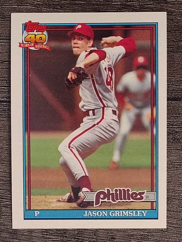 1991 Topps #173 Jason Grimsley