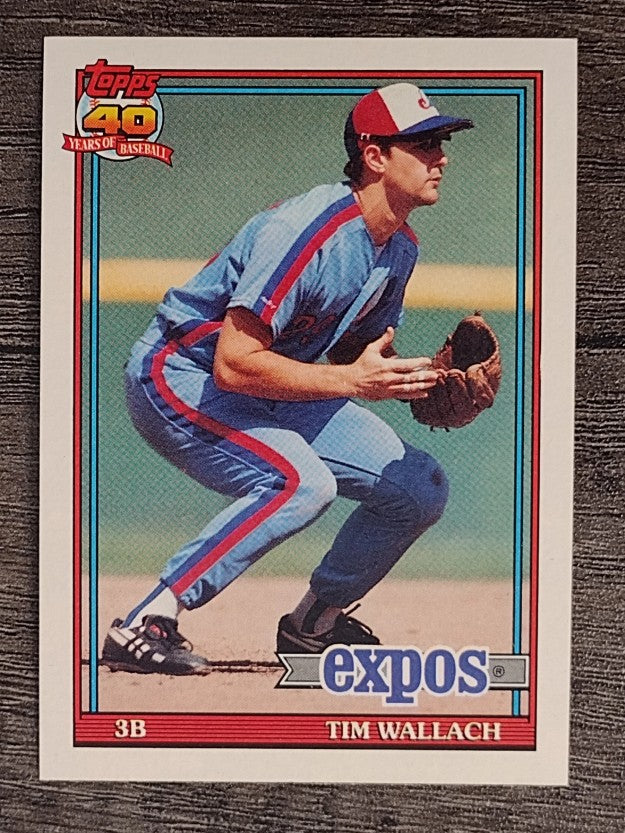 1991 Topps #220 Tim Wallach