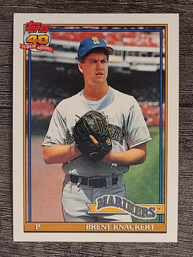 1991 Topps #563 Brent Knackert