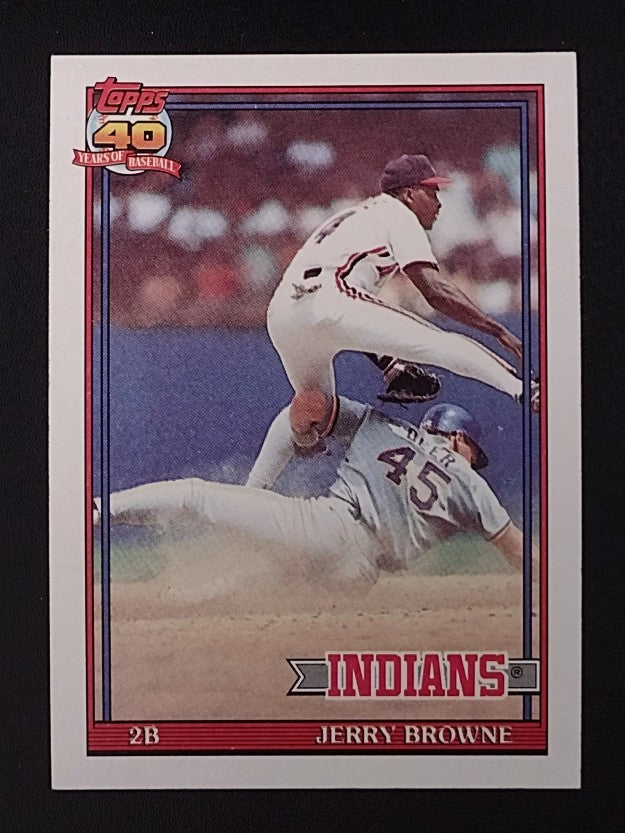 1991 Topps #76 Jerry Browne