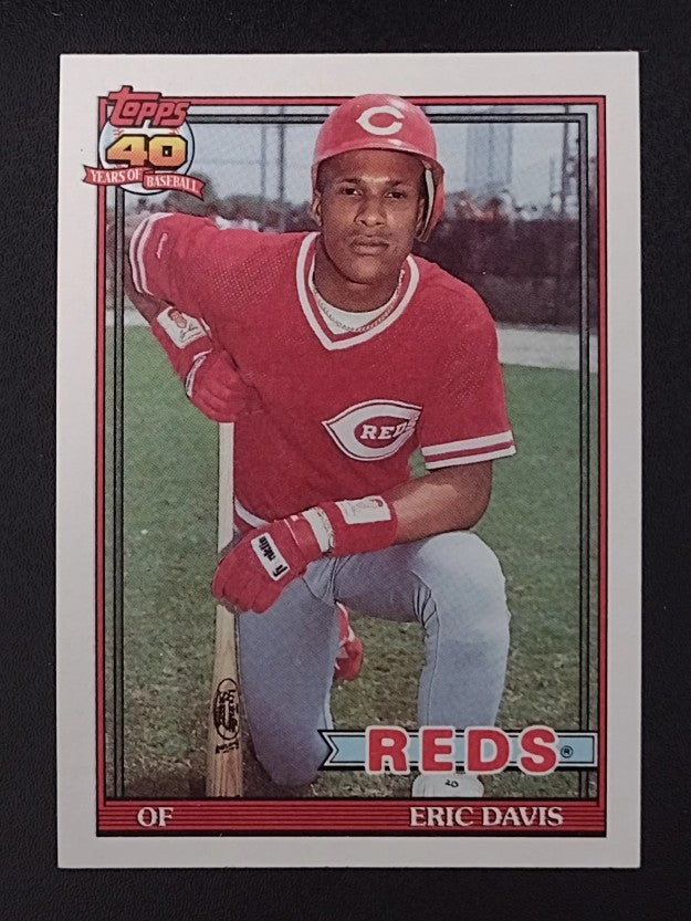 1991 Topps #550 Eric Davis