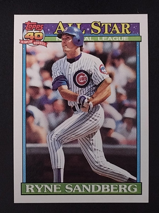 1991 Topps #398 Ryne Sandberg AS