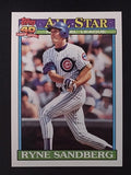 1991 Topps #398 Ryne Sandberg AS