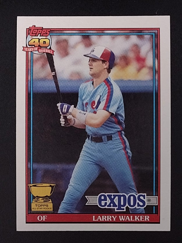 1991 Topps #339 Larry Walker