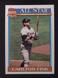 1991 Topps #393 Carlton Fisk AS