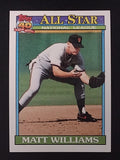 1991 Topps #399 Matt Williams AS