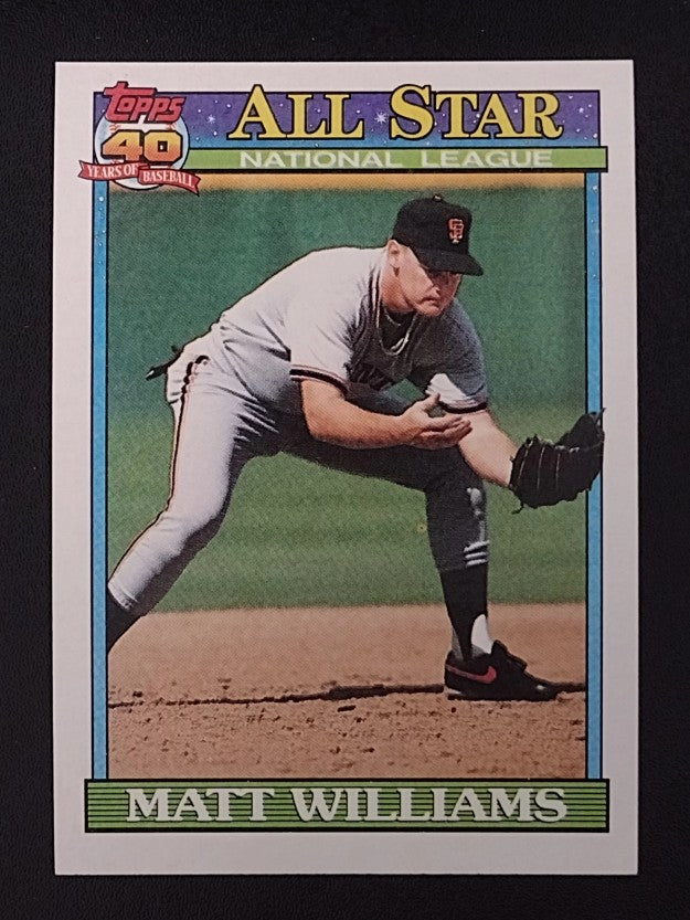 1991 Topps #399 Matt Williams AS