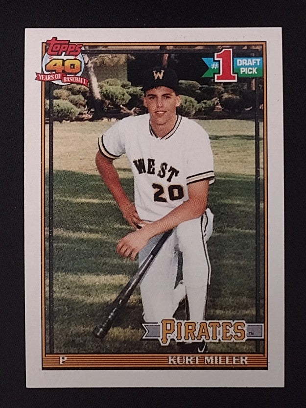 1991 Topps #491 Kurt Miller RC