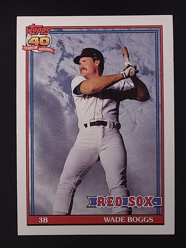 1991 Topps #450 Wade Boggs