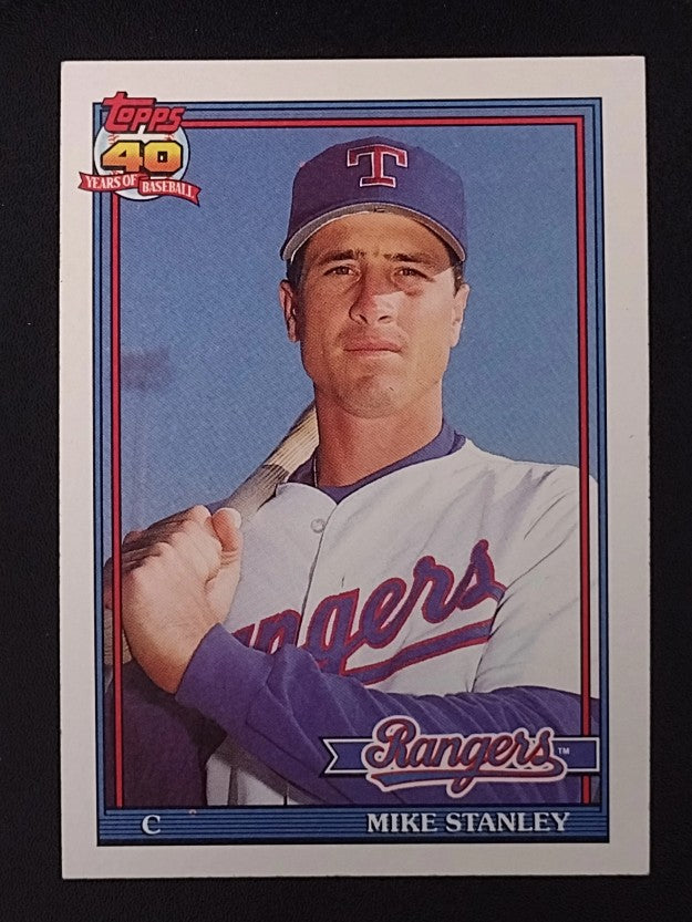 1991 Topps #409 Mike Stanley