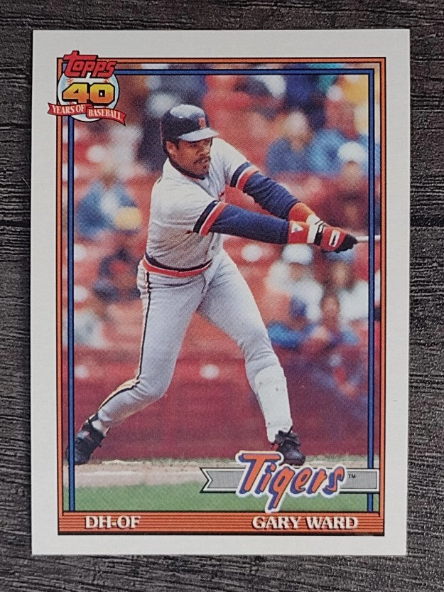 1991 Topps #556 Gary Ward