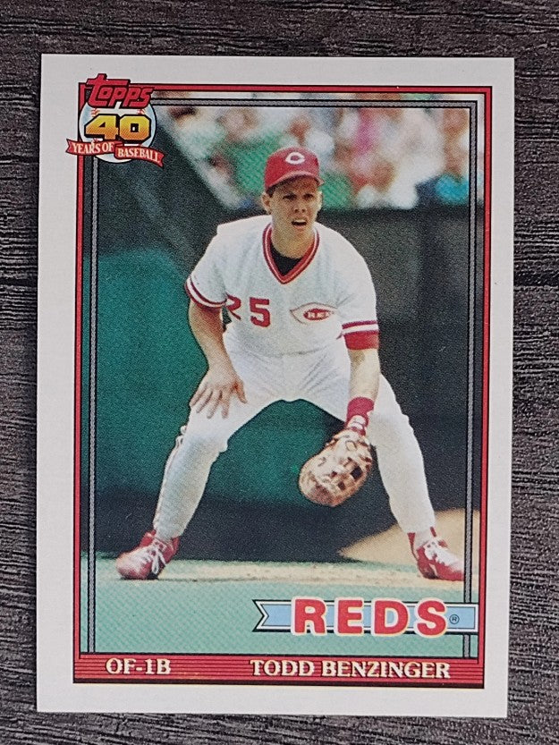 1991 Topps #334 Todd Benzinger