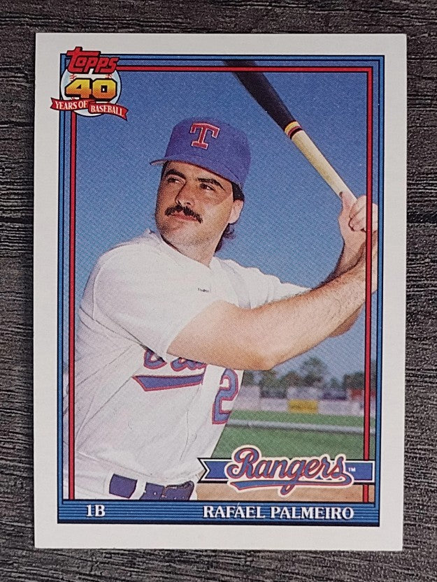 1991 Topps #295 Rafael Palmeiro