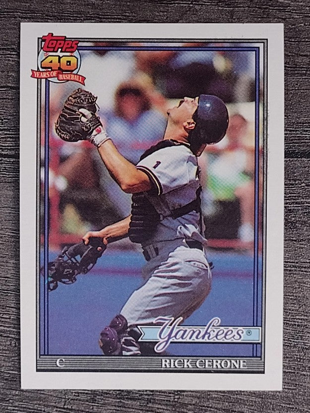 1991 Topps #237 Rick Cerone