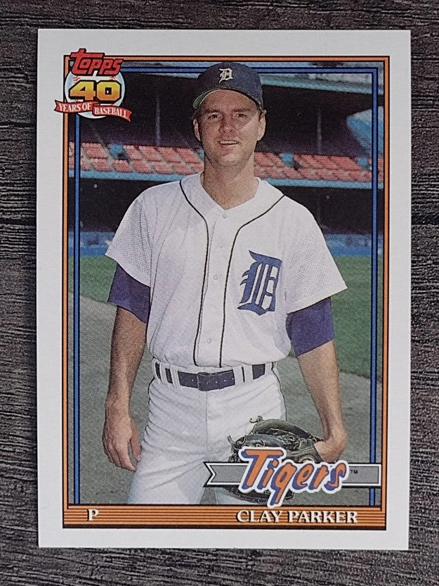 1991 Topps #183 Clay Parker