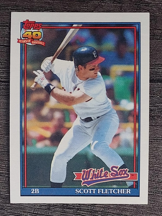 1991 Topps #785 Scott Fletcher