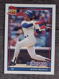 1991 Topps #775 Julio Franco